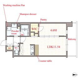 CASA REGULUS FUKUSHIMA NODAの物件間取画像